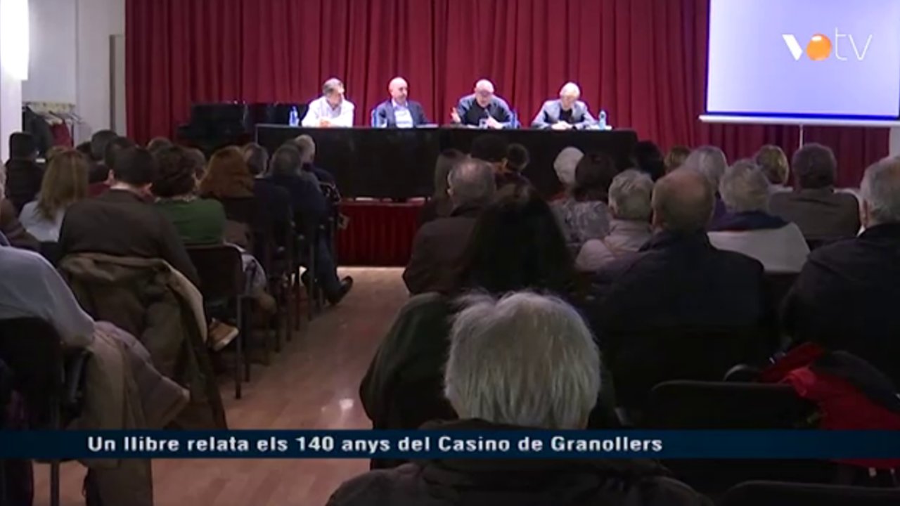 Alacarta Cat Un Llibre Relata Els 140 Anys Del Casino De Granollers